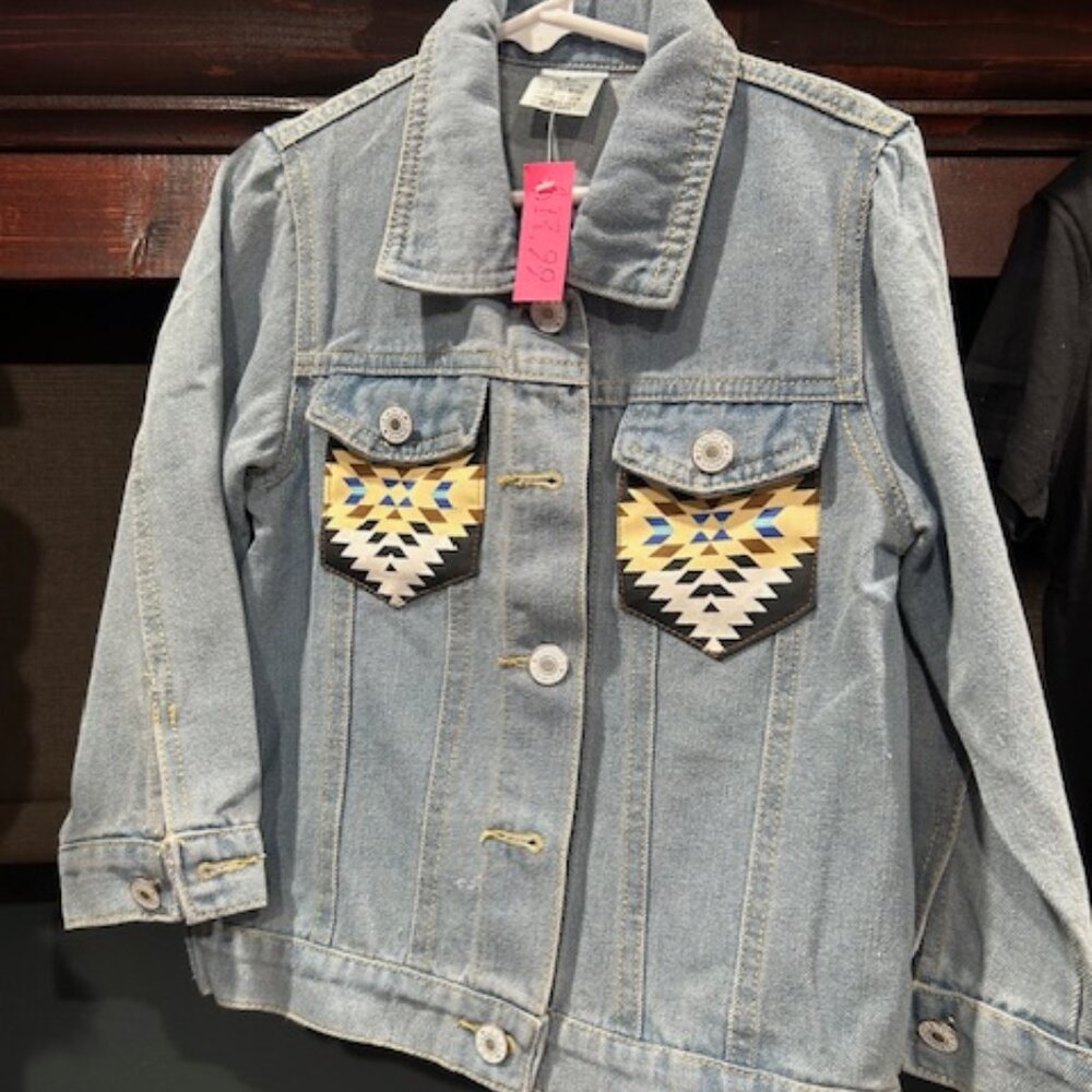 Denium Aztec Jacket size childs 4/5
